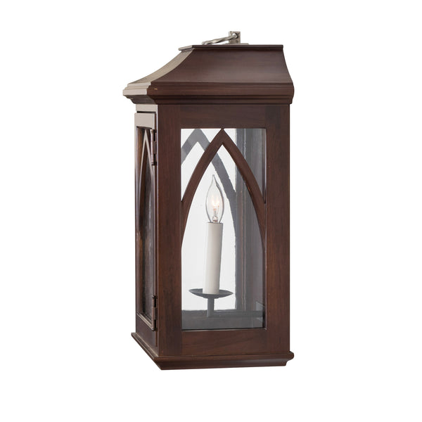 Hyde Park Outdoor Lantern Sconce, Small - KingsHaven